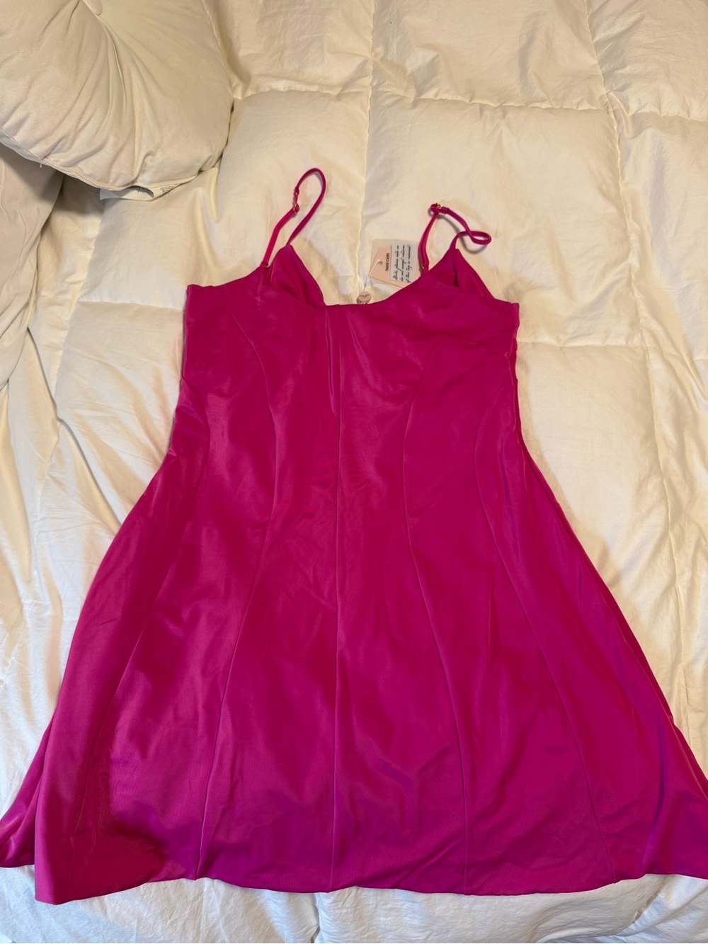 OhPolly Hot Pink Mini Dress